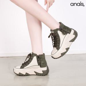 [아나이스] 하이탑 기모 스니커즈 6.5cm_25F141 [무료배송]