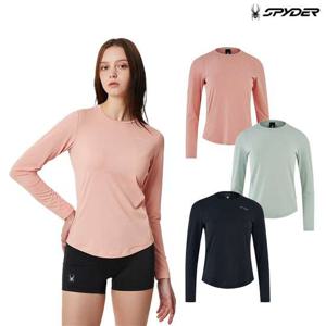 [스파이더] 여성 트레이닝 긴팔 티셔츠 SPJPCNRL251W