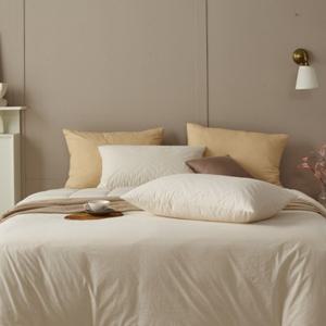 [나이스필]하울 호주산양모100 워싱고밀도면 무봉재 차렵베개세트S