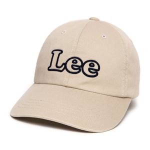 [LEE]LEE 빈티지 로고 코튼 볼캡 베이지 LE2503CA15BE