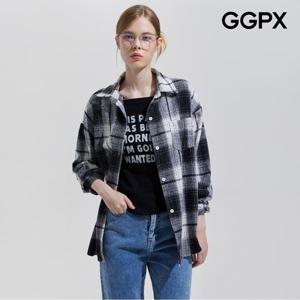 [GGPX] 원 포켓 체크 보이핏 셔츠 (GPASH017F)
