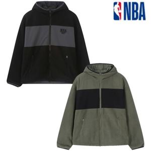 [NBA]N254TJ010P GR 남여공용 엔비에이 후드 집업 점퍼 플리스 루즈핏 발열 추리닝