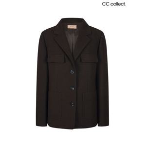 [씨씨콜렉트]() 포켓 테일러드 트위드자켓 (E233MSF114_BR1)
