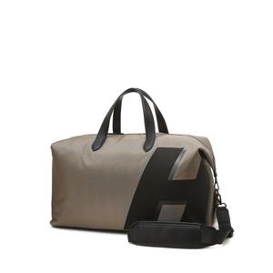 헤지스 골프 25FW 카멜 남성 빅 로고 포인트 보스턴백 HUGF5F603CM