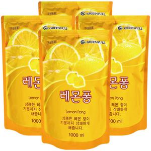 레몬퐁 주방세제 1000ml×4개