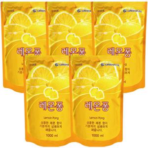 레몬퐁 주방세제 1000ml×5개