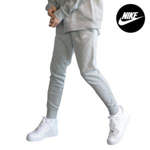 나이키 스우시 기모 조거팬츠 트레이닝 바지 그레이 BV2671-063