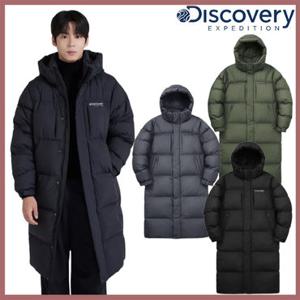 [백화점]디스커버리 24FW 이월/할인 남성 베른 구스다운 롱패딩 DMDJ6C046-GSAN