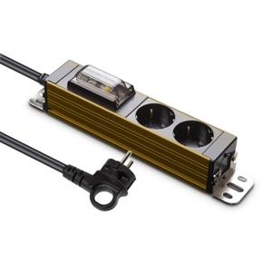 알루미늄멀티탭 고용량 서버탭 AL 골드 2구 1.5M