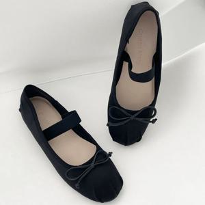 [더힐]메리제인 밴딩 여성여자 구두 로퍼 플랫슈즈 단화 1cm qmn23m021