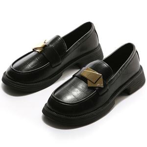 [더힐]스퀘어장식 여성 여자 로퍼 플랫슈즈 단화 3.5cm sjjz-kk19