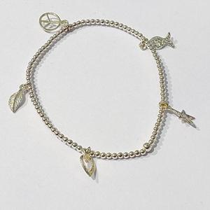 [블루케이] silver925 순은실버팔찌231208-04여성구슬