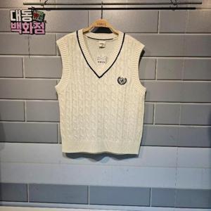 유솔대동백화점 DP01 V넥 케이블 조끼 ULKA24101