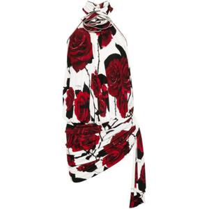 발망 숏 원피스 CF0R3210JI14 GQX WHITE DARK RED BLACK
