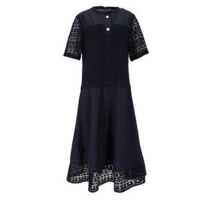 [요하넥스]레이스배색 롱 원피스 J4B5D24