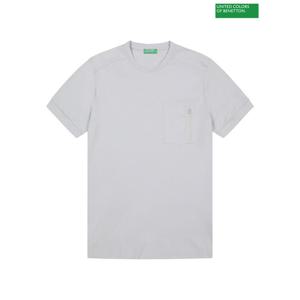 베네통 Solid pocket t-shirt 2F_3JWDU1039_090