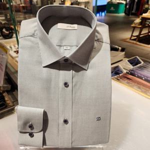 듀퐁셔츠 SE4FM21LS313SNY 24FW 컴포터블 라인 100수 도비 스트레치 슬림 핏 셔츠