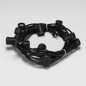 전등선 파티조명 15M 25분기 소모갈 흑색 오징어등