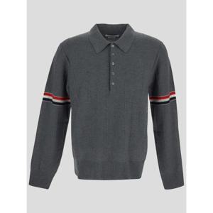 톰브라운 폴로 티셔츠 MKP108A Y1002 035 Med Gray