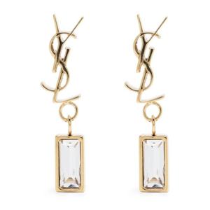 생로랑 싱글 이어링 746624/Y1526 8066 DORE/CRYSTAL