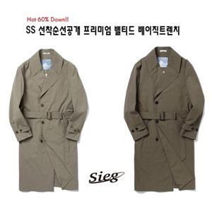 [지이크][딱7일간특가]SS 프리미엄 드롭숄더 초경량 카키트렌치 PEN7307 DHSIEG