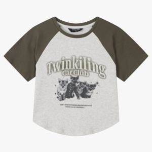 [더데이걸]라글란 반팔티 TGRA25307_IC