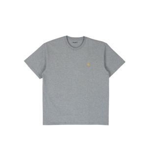 칼하트 체이스 코튼 라운드넥 반팔 티셔츠 GRAY I026391 00MXX