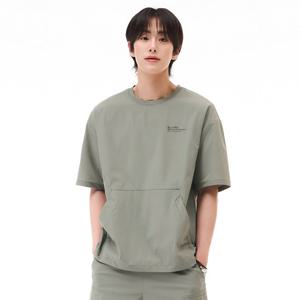 공용 쿨 스트레치 포켓 반팔 티셔츠-EBRU5822D0V