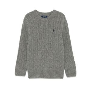 키즈 폴로 랄프로렌 니트 스웻셔츠 323877728004 FAWN GREY HTHR