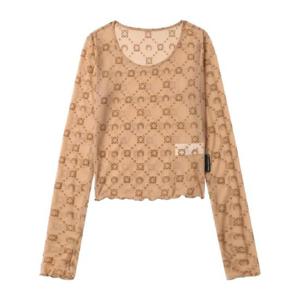 25 FW 마린세르 모노그램 크루 넥 탑 WTS012ACJER0005 TP437440377