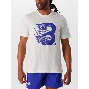 아디다스 남성용 보스턴 마라톤 2025 플래그 티셔츠 JW9336