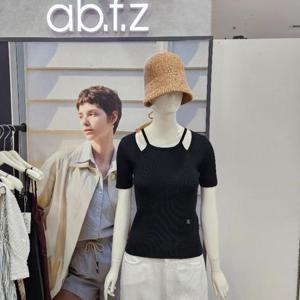 Ab.f.z DP01 라운드트임넥골지반팔니트 AFZ2QW33