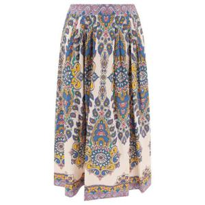 Etro 페이즐리 프린트 미디 스커트 WRFA011299SP5B3 X0800 TP934663226