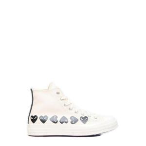 꼼 데 가르송 플레이 X 컨버스 척 테일러 하이탑 스니커즈 P1K1272  TP935968646