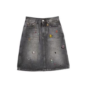 마크제이콥스 숏 스커트 2S5RSK011D02 011 bleached black GRIGI