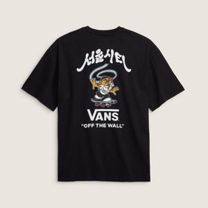[반스] 서울 타이거 반소매 티셔츠 VN000W22BLK
