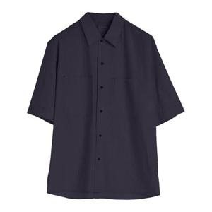 르메르 반팔 셔츠 SH1175LF1364980 CHARCOAL DOM