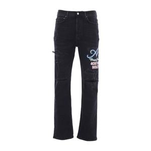 아미리 블랙 워시드 스트레치 슬림 핏 진 AMDNSM1019 635