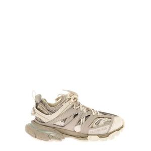 BALENCIAGA Balenciaga 여성용 베이지 트랙 재활용 패브릭 스니커즈 542436W3FE49697