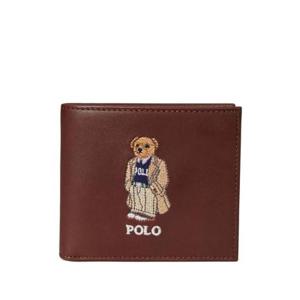 폴로 랄프 로렌 로고 자수 바이폴드 지갑 405978046 001CHESTNUT TP948793828