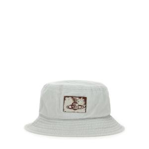 VIVIENNE WESTWOOD BUCKET HAT WITH LOGO 81020009W016EP402