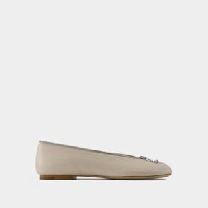 버버리 뮬 슬리퍼 8086210A1189 WHITE