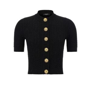 BALMAIN Short sleeve cardigan FF1KL230KI500PA
