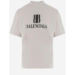 BALENCIAGA Balenciaga T-shirts and Polos White 764235TSVU49012
