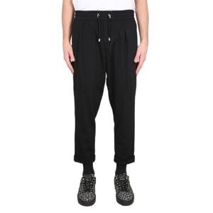 BALMAIN 울 팬츠 AH1PK005JE940PA