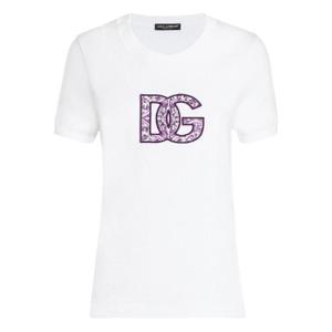 돌체앤가바나   반팔 티셔츠 FW25 F8N08ZGDC6UW0800 5889558 White