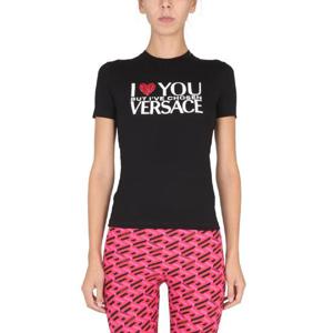 베르사체   반팔 티셔츠 FW22 10075211A053781B000 970301 BLACK