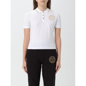 베르사체 진스 꾸뛰르   반팔 티셔츠 FW24 77HAGT00CJ01T G03 5645151 White
