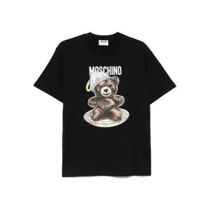 모스키노   반팔 티셔츠 FW25 V072455411555 5748199 Black