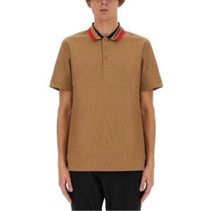 버버리 폴로 티셔츠 8083155 A1420 BROWN